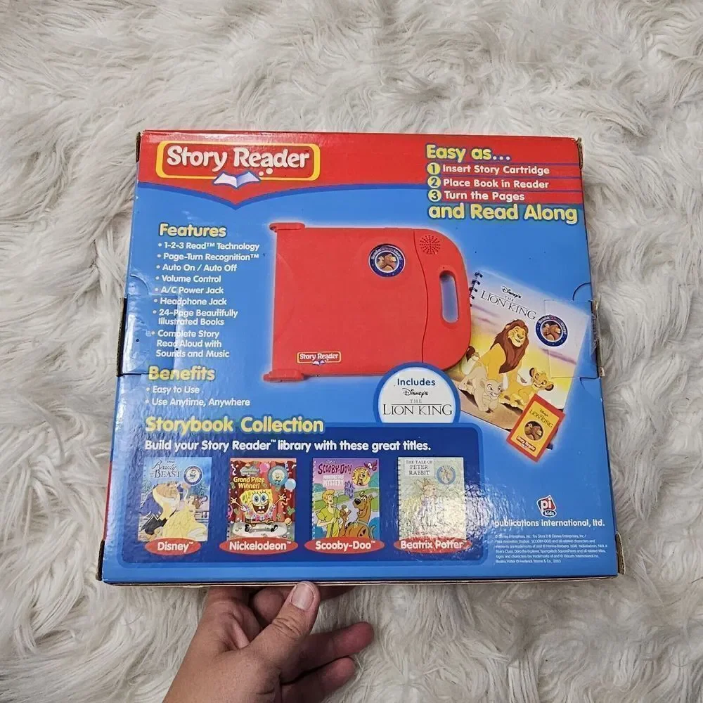 •NEW• Story Reader with Disney the Lion King Book Makes Reading Fun